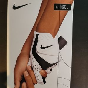 Nike Golf Glove, junior , white leather